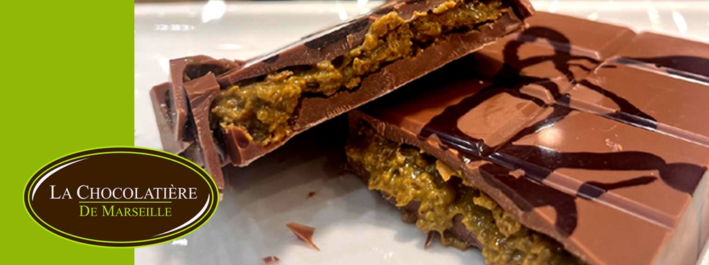 Barre marseillaise pralinée feuilletée