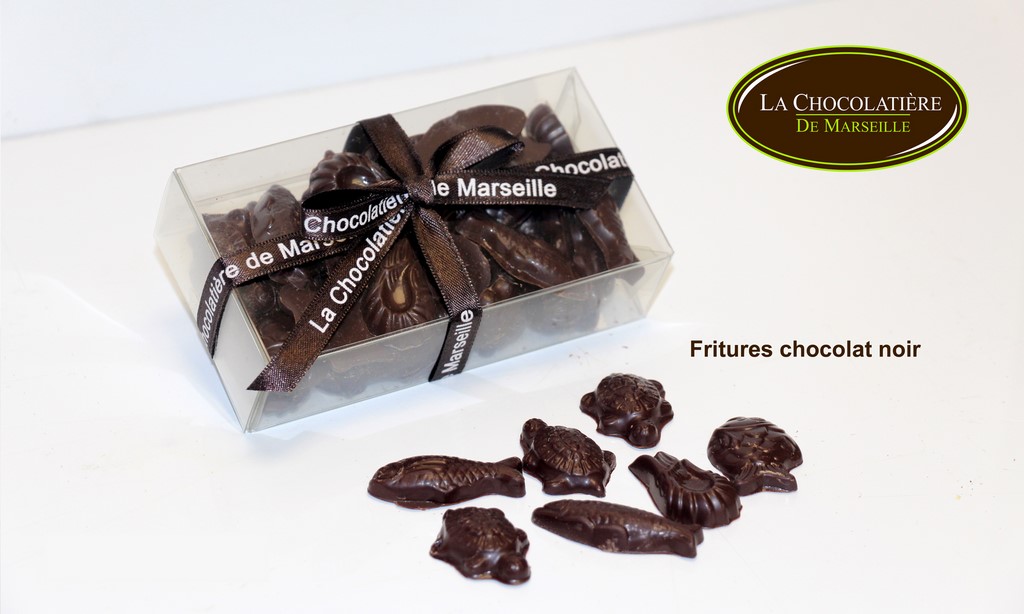 Coffret fritures chocolat noir