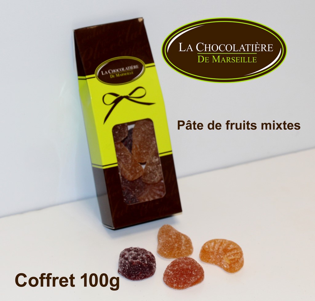 Coffret pâte de fruits 100g
