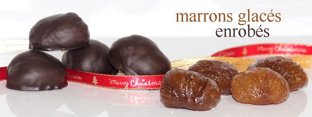 Marrons confits au chocolat