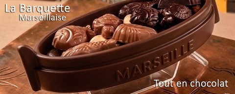 la barque marseillaise en chocolat