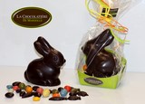 Lapin chocolat noir